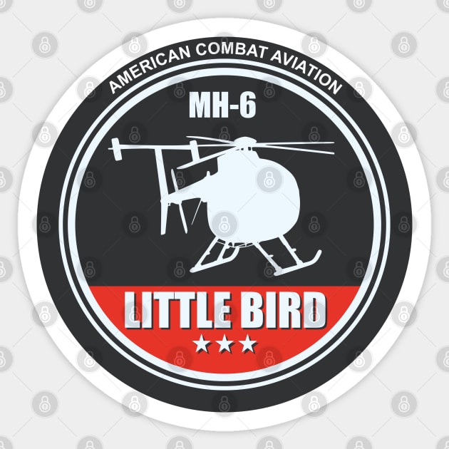 MH-6 Little Bird Sticker by TCP